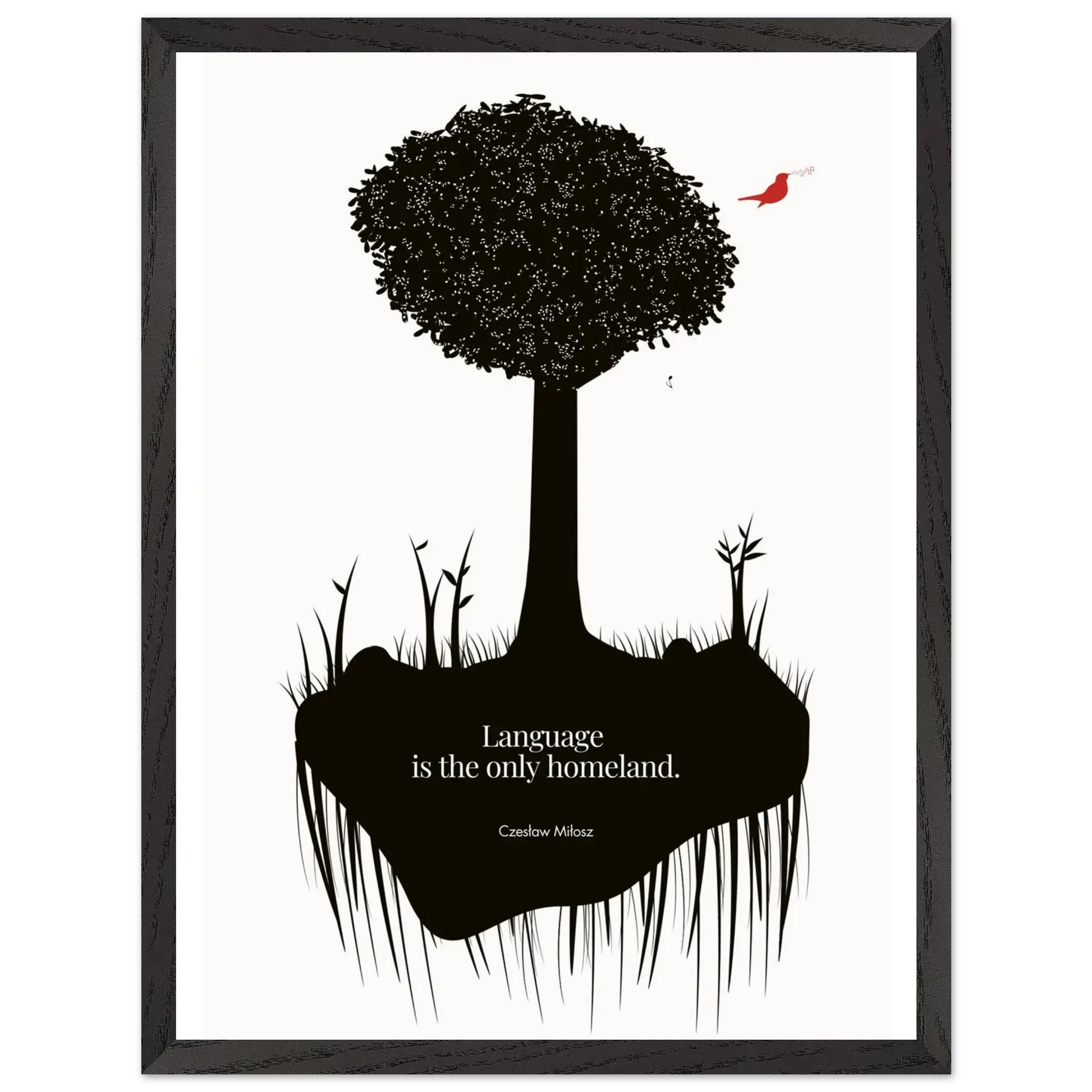 Czesław Miłosz quote | Modern Wall Art - INK & FRAME STUDIO