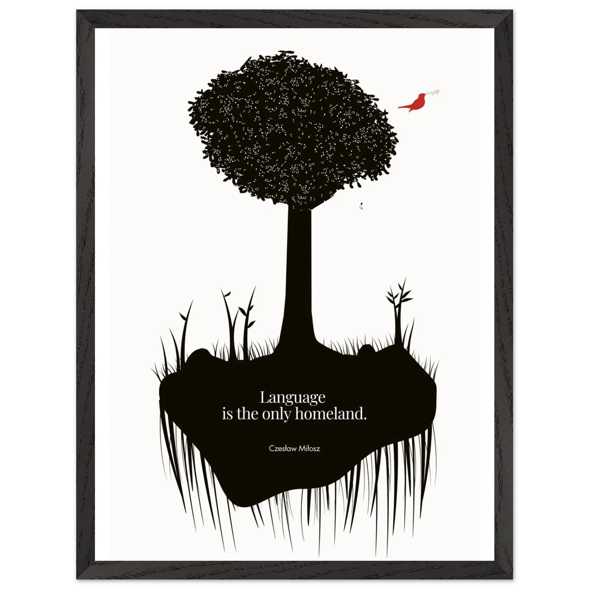 Czesław Miłosz quote | Modern Wall Art - INK & FRAME STUDIO
