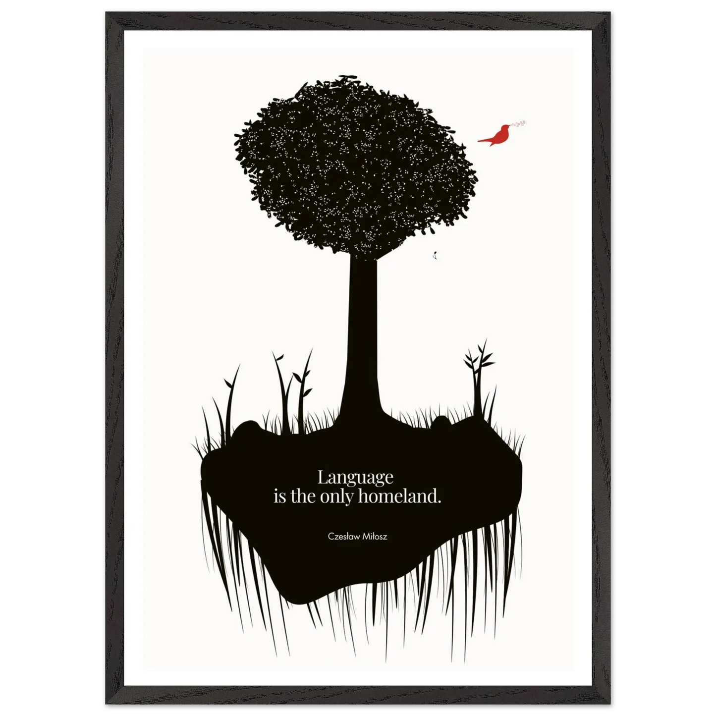 Czesław Miłosz quote | Modern Wall Art - INK & FRAME STUDIO