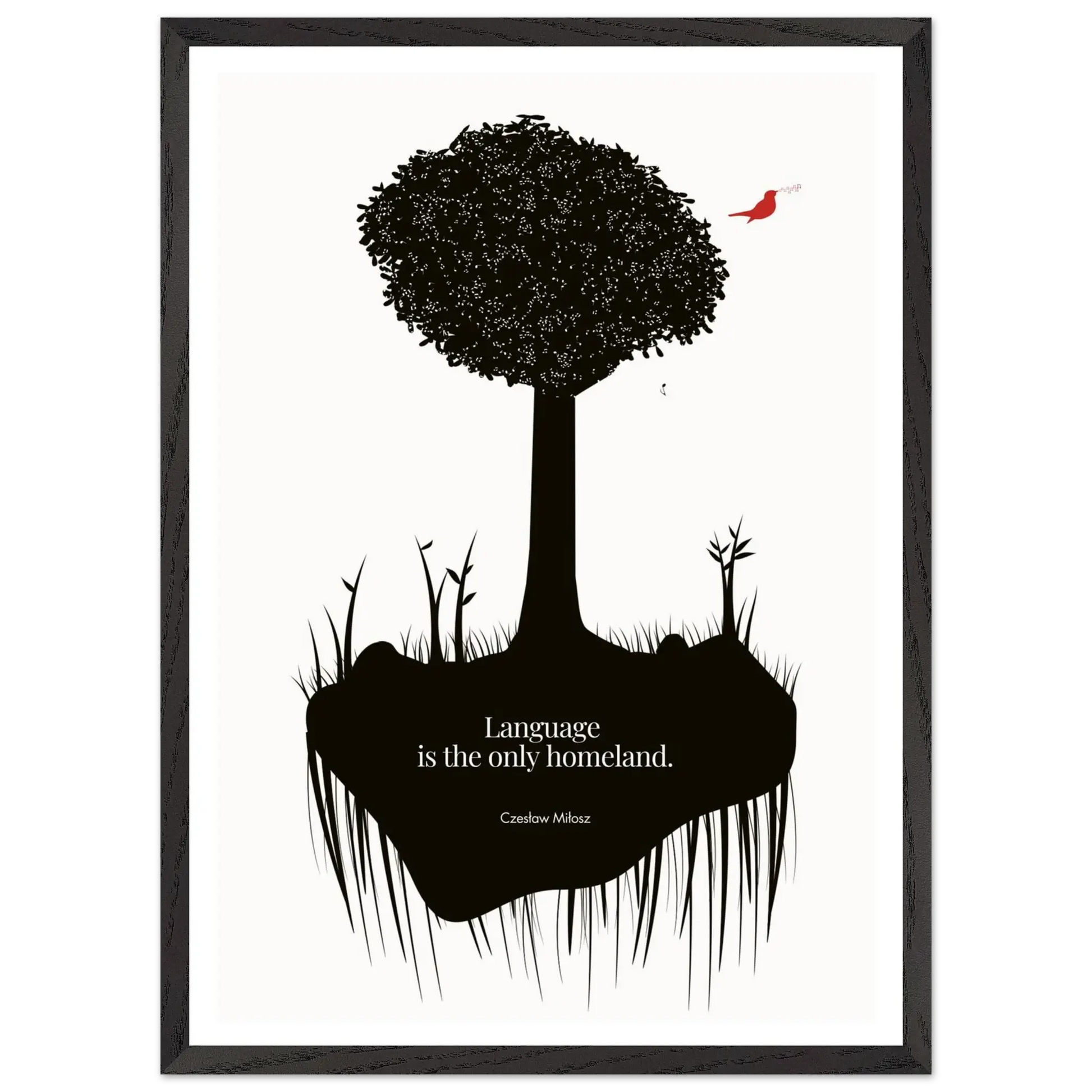 Czesław Miłosz quote | Modern Wall Art - INK & FRAME STUDIO