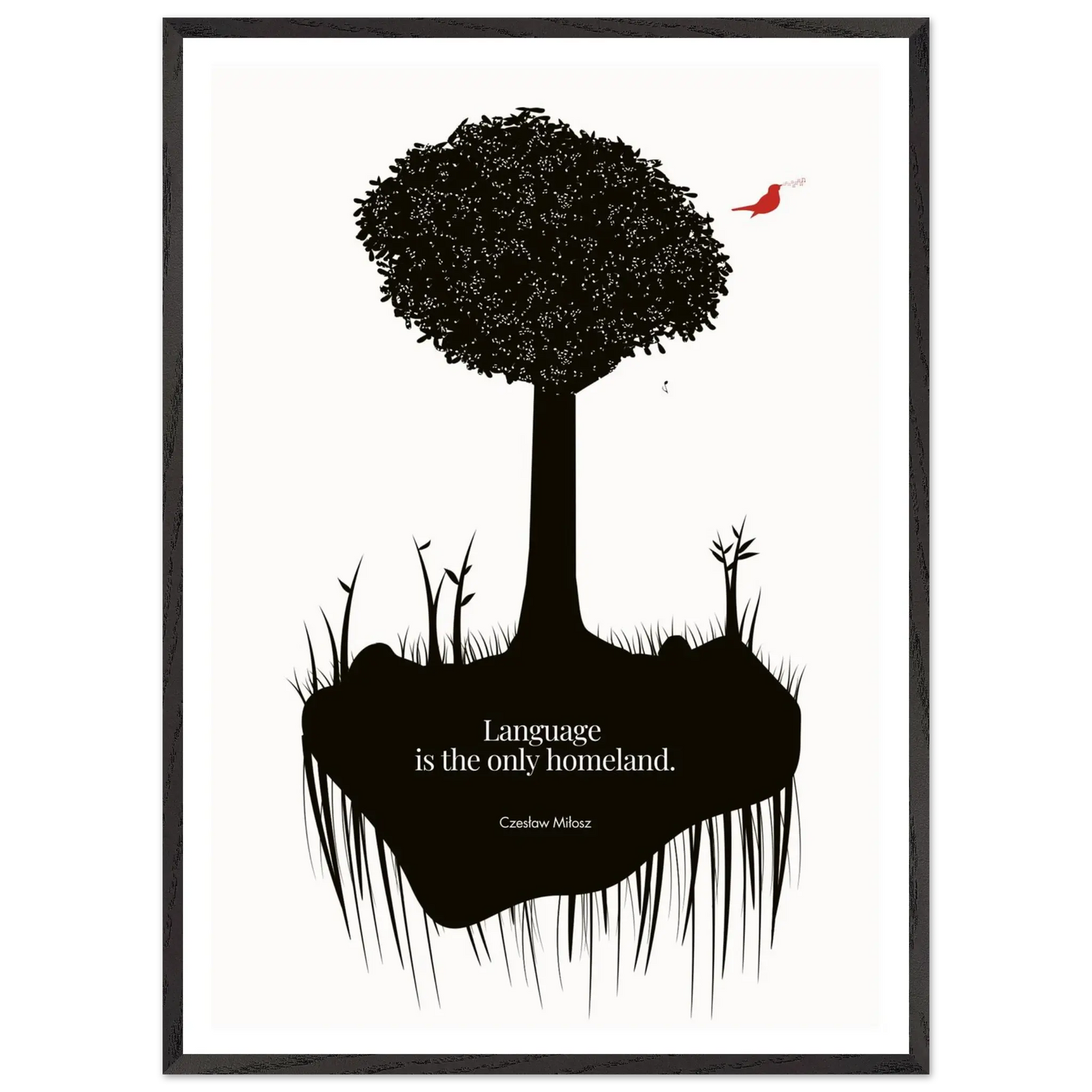 Czesław Miłosz quote | Modern Wall Art - INK & FRAME STUDIO