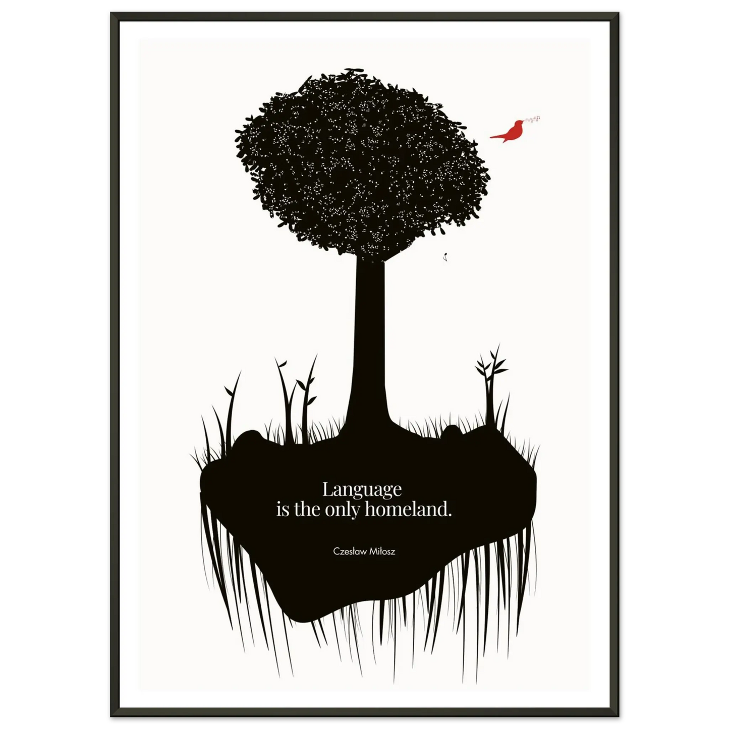 Czesław Miłosz quote | Modern Wall Art - INK & FRAME STUDIO