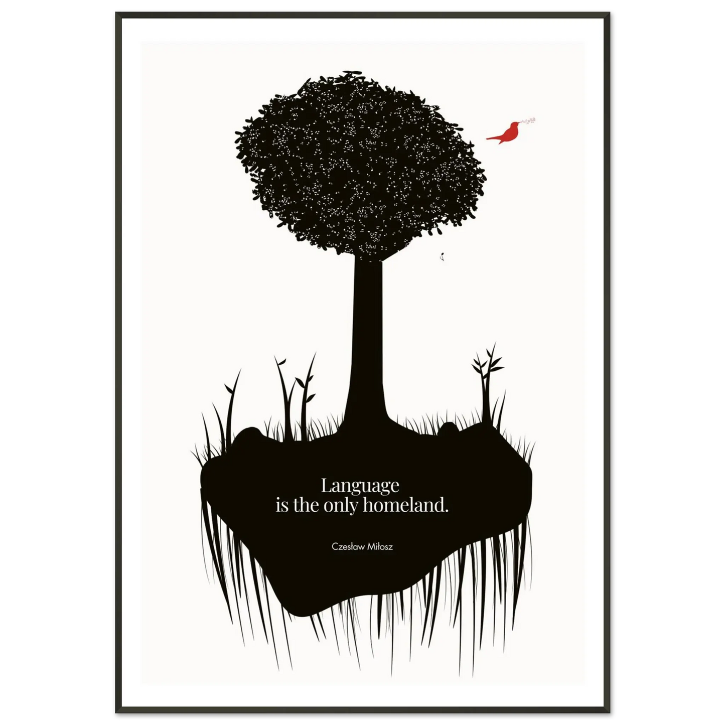 Czesław Miłosz quote | Modern Wall Art - INK & FRAME STUDIO