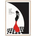Charlotte Brontë Quote Minimalist Art Print - INK & FRAME STUDIO