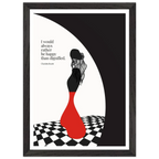 Charlotte Brontë Quote Minimalist Art Print - INK & FRAME STUDIO