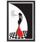 Charlotte Brontë Quote Minimalist Art Print - INK & FRAME STUDIO