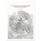 F. Scott Fitzgerald Quote Poster Art Print - INK & FRAME STUDIO