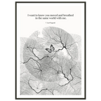 F. Scott Fitzgerald Quote Poster Art Print - INK & FRAME STUDIO