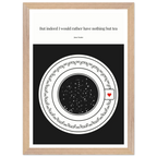 Jane Austen Quote Poster | Starry Night Teacup Art Print - INK & FRAME STUDIO