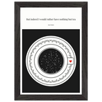 Jane Austen Quote Poster | Starry Night Teacup Art Print - INK & FRAME STUDIO