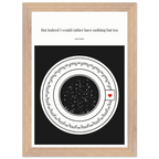 Jane Austen Quote Poster | Starry Night Teacup Art Print - INK & FRAME STUDIO