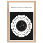 Jane Austen Quote Poster | Starry Night Teacup Art Print - INK & FRAME STUDIO