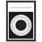 Jane Austen Quote Poster | Starry Night Teacup Art Print - INK & FRAME STUDIO