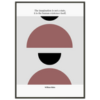 William Blake Quote Poster – “The Imagination Is Not a State” | Minimalist Literary Wall Art - INK & FRAME STUDIO