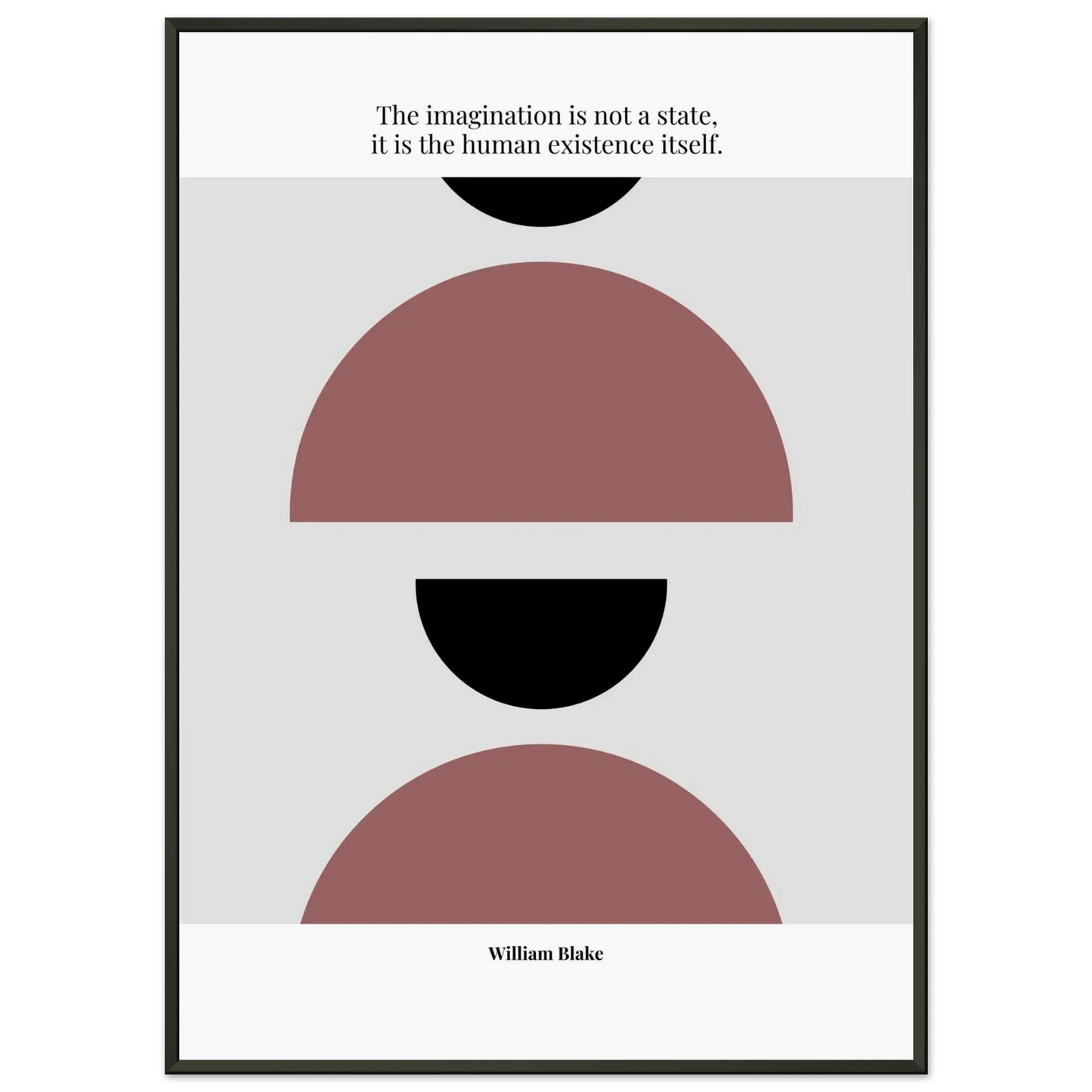 William Blake Quote Poster – “The Imagination Is Not a State” | Minimalist Literary Wall Art - INK & FRAME STUDIO