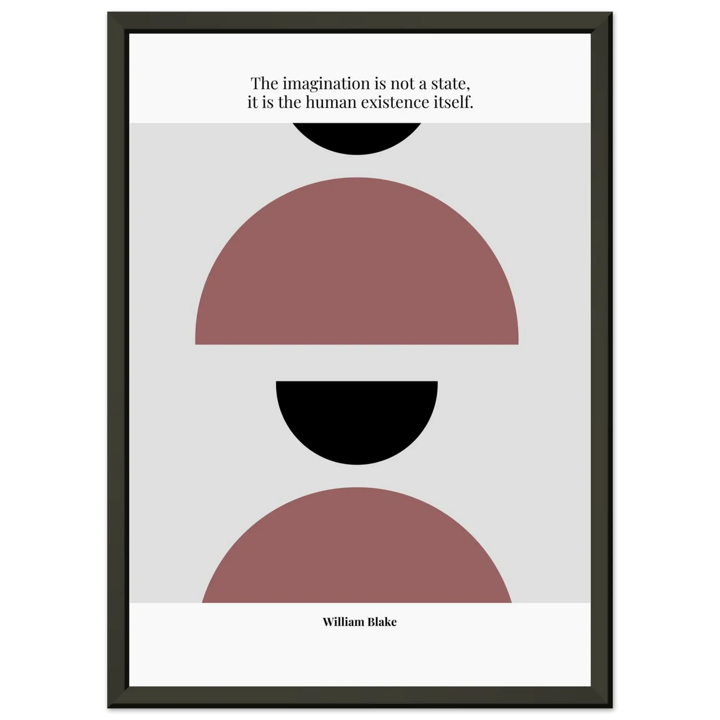William Blake Quote Poster – “The Imagination Is Not a State” | Minimalist Literary Wall Art - INK & FRAME STUDIO