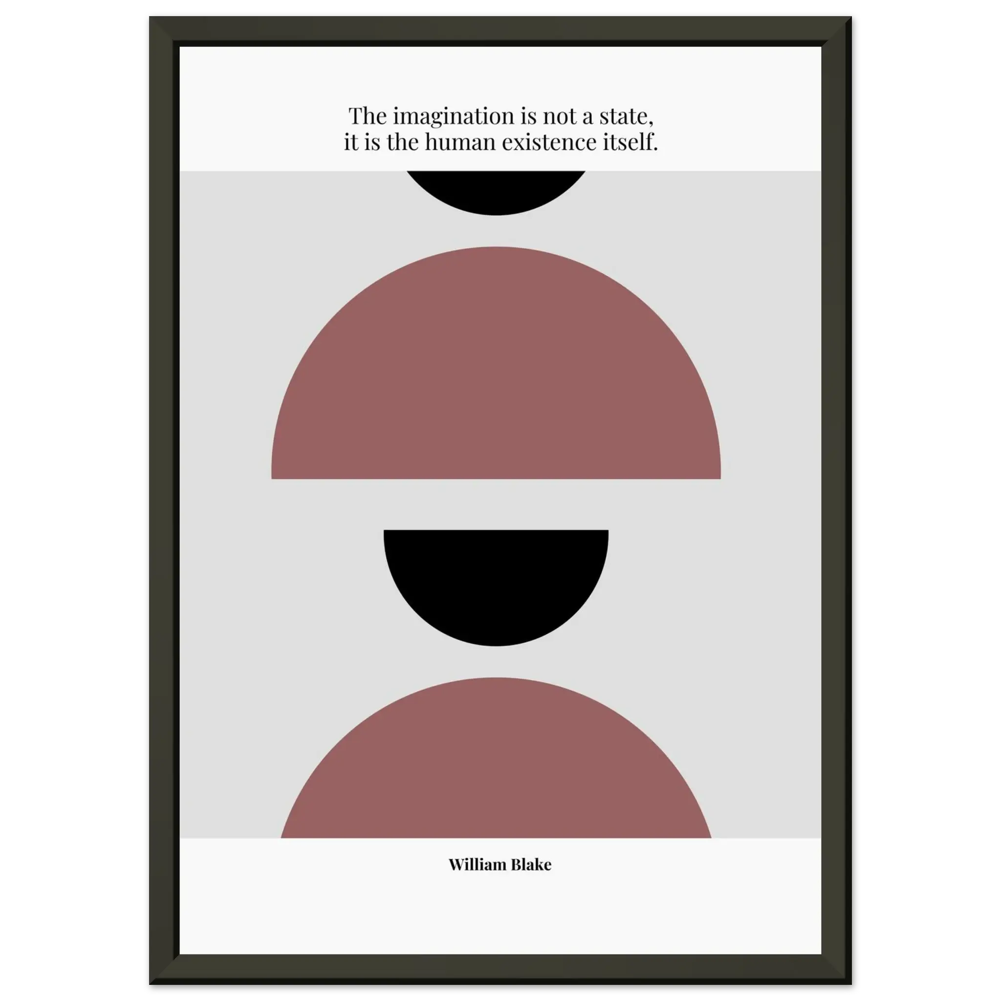 William Blake Quote Poster – “The Imagination Is Not a State” | Minimalist Literary Wall Art - INK & FRAME STUDIO