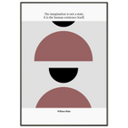 William Blake Quote Poster – “The Imagination Is Not a State” | Minimalist Literary Wall Art - INK & FRAME STUDIO