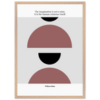 William Blake Quote Poster – “The Imagination Is Not a State” | Minimalist Literary Wall Art - INK & FRAME STUDIO