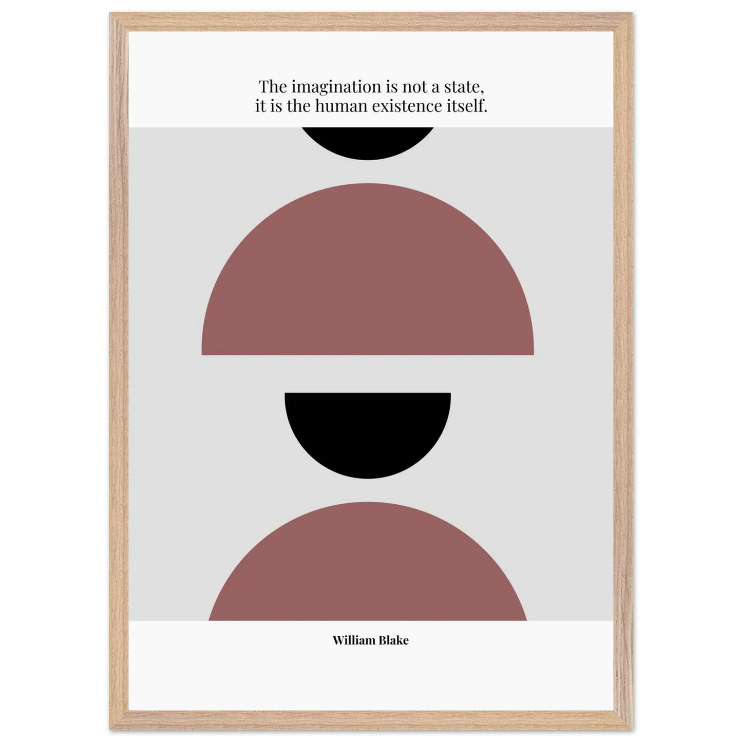 William Blake Quote Poster – “The Imagination Is Not a State” | Minimalist Literary Wall Art - INK & FRAME STUDIO