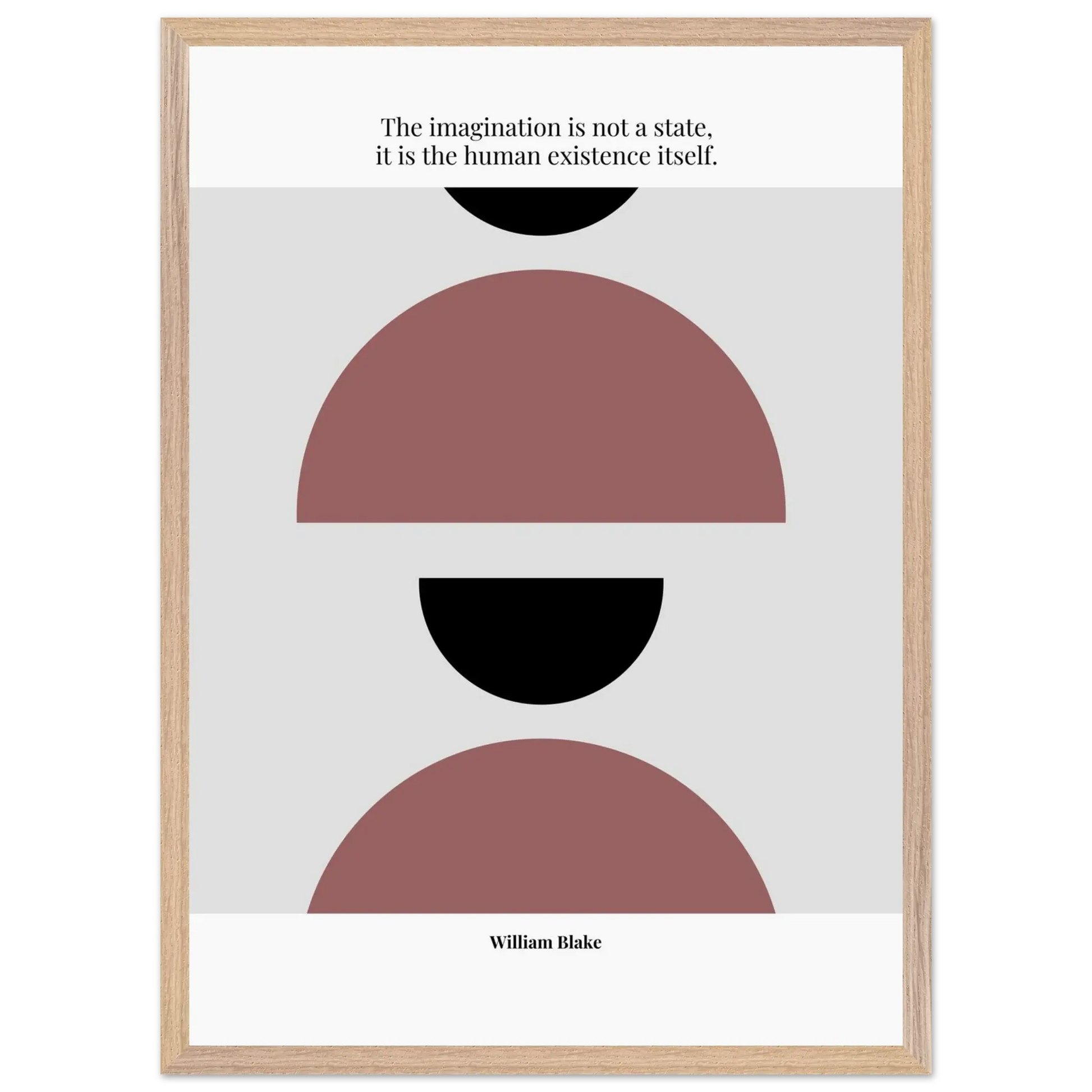 William Blake Quote Poster – “The Imagination Is Not a State” | Minimalist Literary Wall Art - INK & FRAME STUDIO