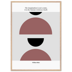 William Blake Quote Poster – “The Imagination Is Not a State” | Minimalist Literary Wall Art - INK & FRAME STUDIO