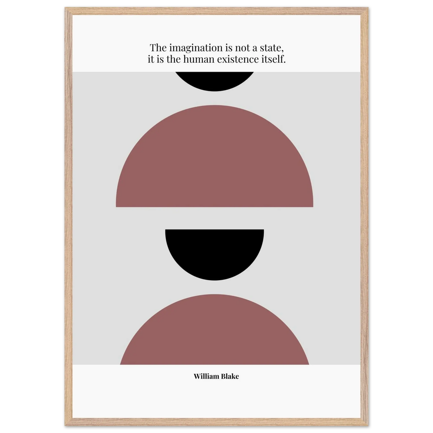 William Blake Quote Poster – “The Imagination Is Not a State” | Minimalist Literary Wall Art - INK & FRAME STUDIO