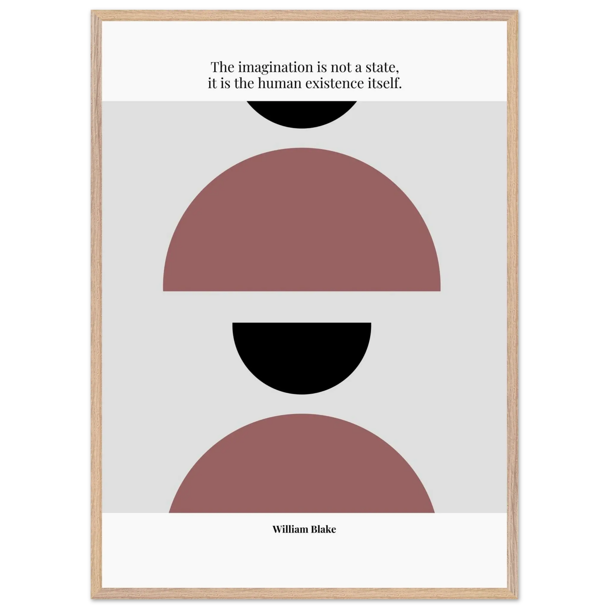 William Blake Quote Poster – “The Imagination Is Not a State” | Minimalist Literary Wall Art - INK & FRAME STUDIO