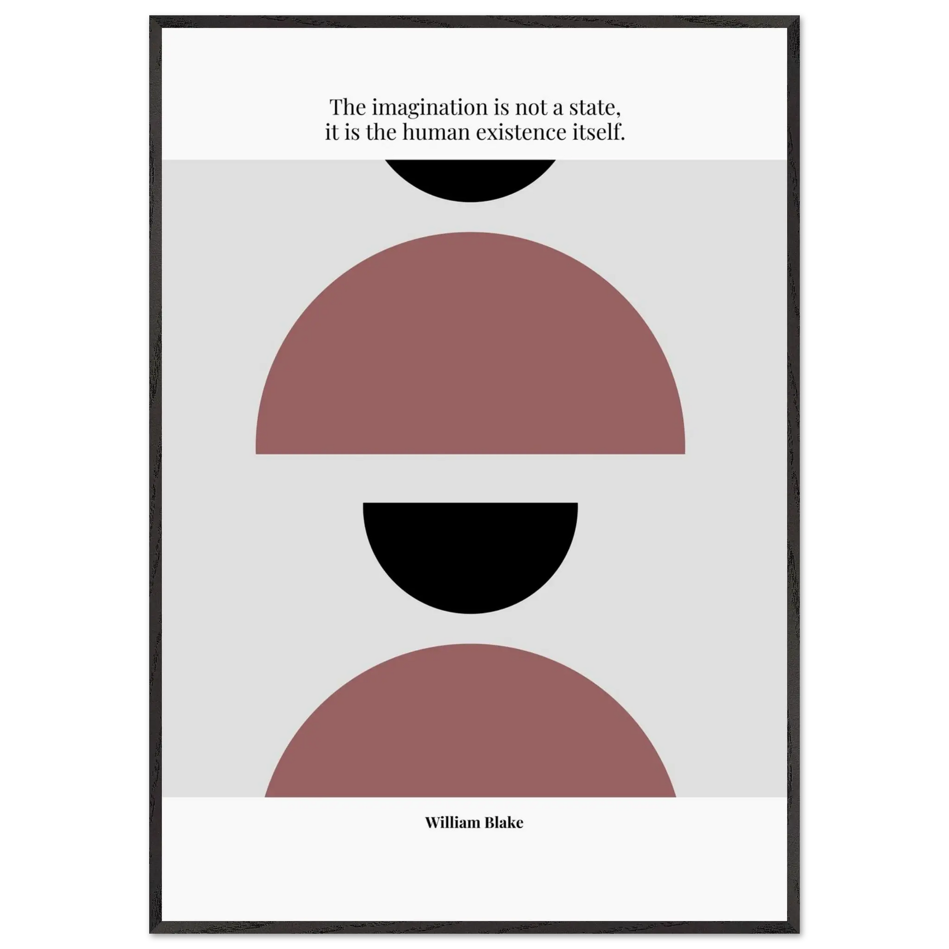 William Blake Quote Poster – “The Imagination Is Not a State” | Minimalist Literary Wall Art - INK & FRAME STUDIO