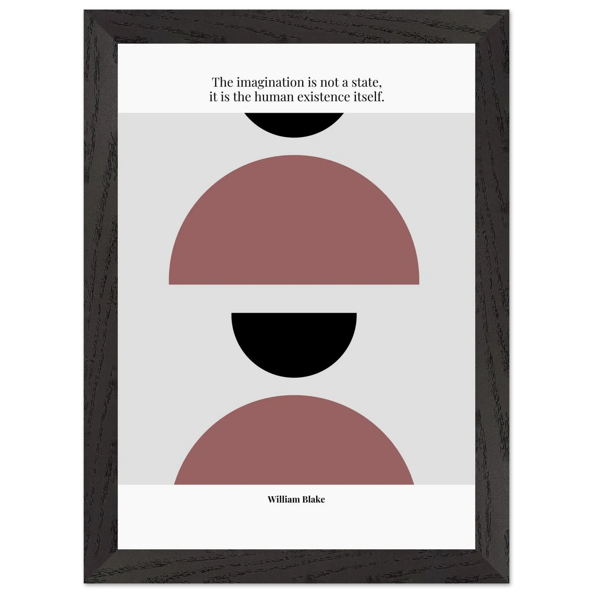William Blake Quote Poster – “The Imagination Is Not a State” | Minimalist Literary Wall Art - INK & FRAME STUDIO
