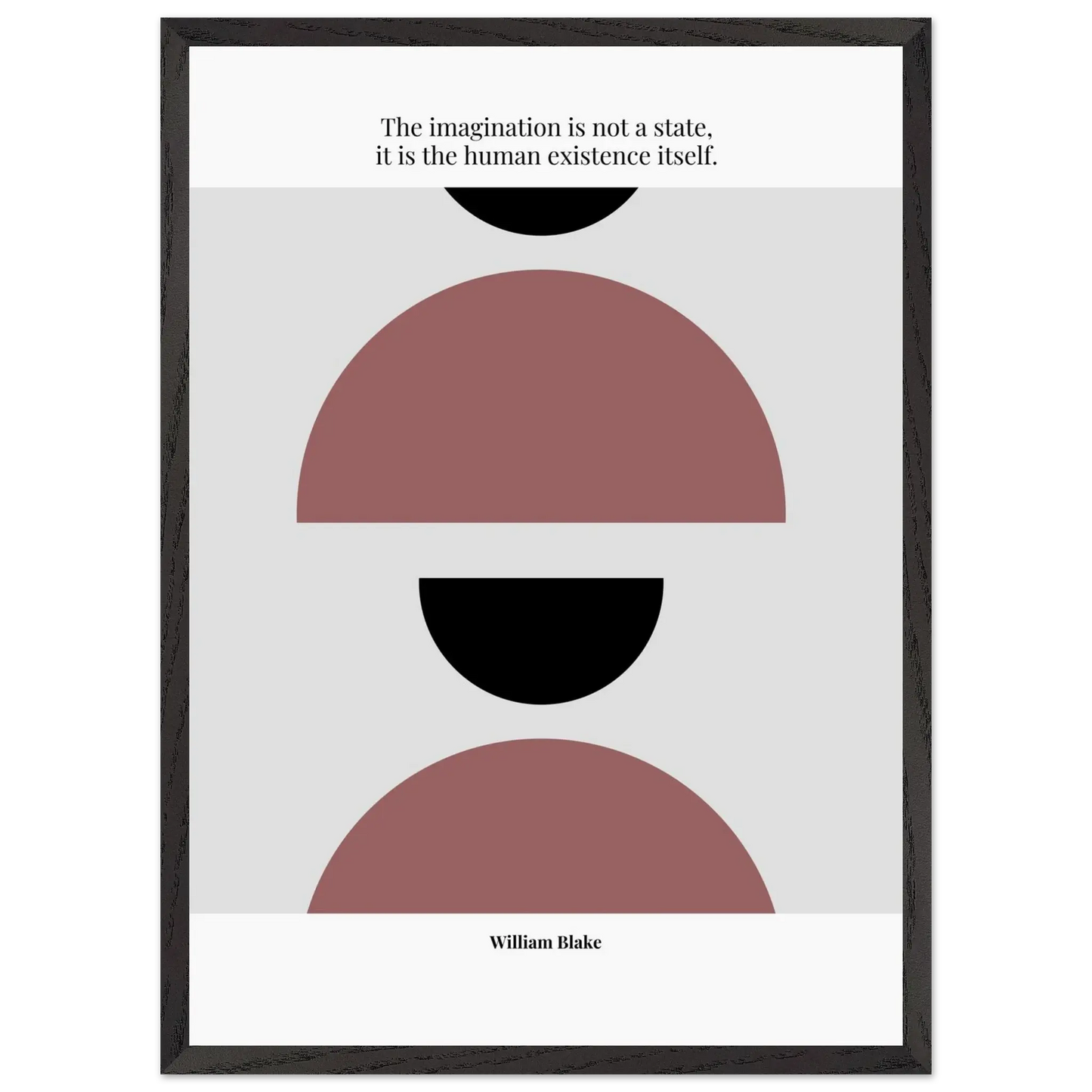 William Blake Quote Poster – “The Imagination Is Not a State” | Minimalist Literary Wall Art - INK & FRAME STUDIO