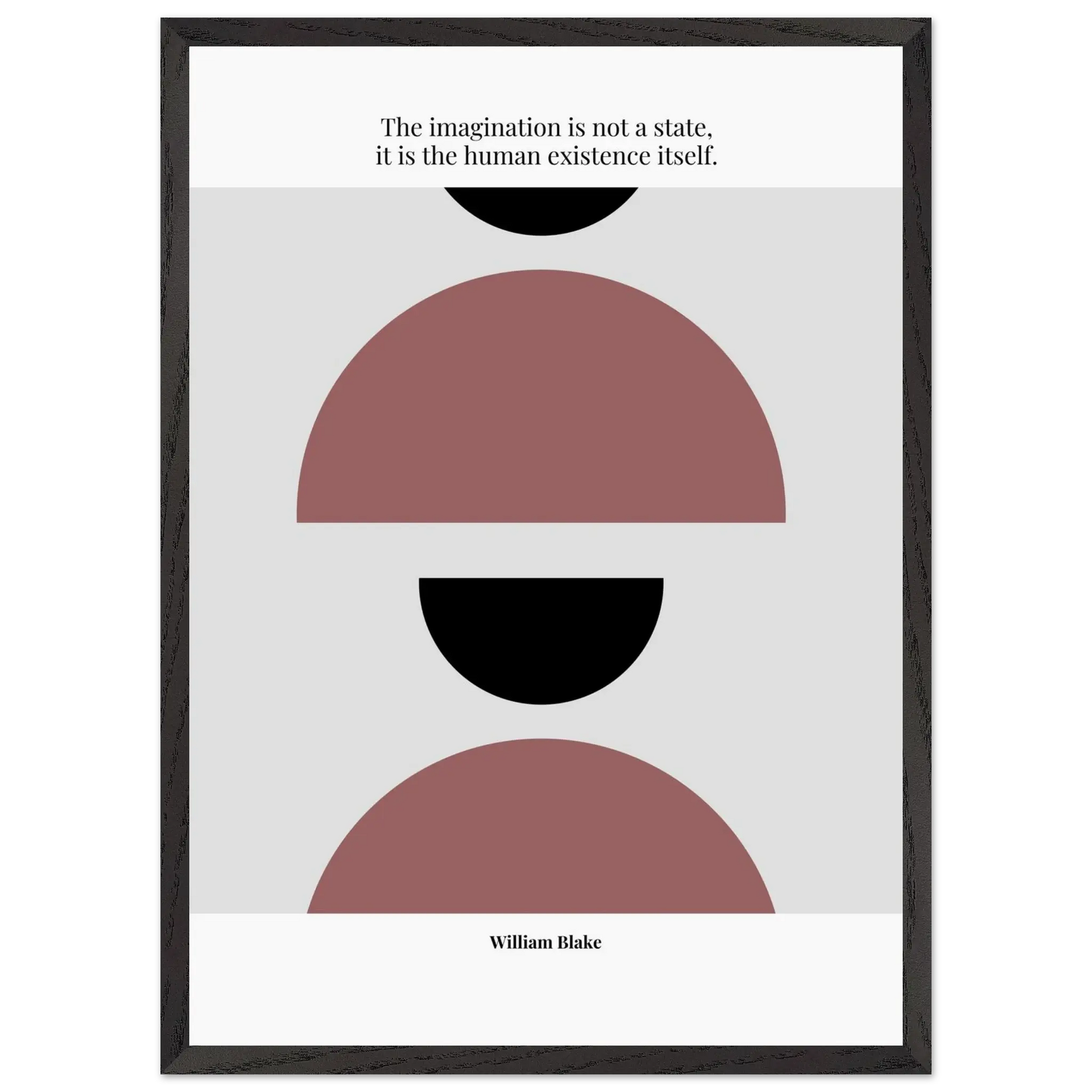 William Blake Quote Poster – “The Imagination Is Not a State” | Minimalist Literary Wall Art - INK & FRAME STUDIO