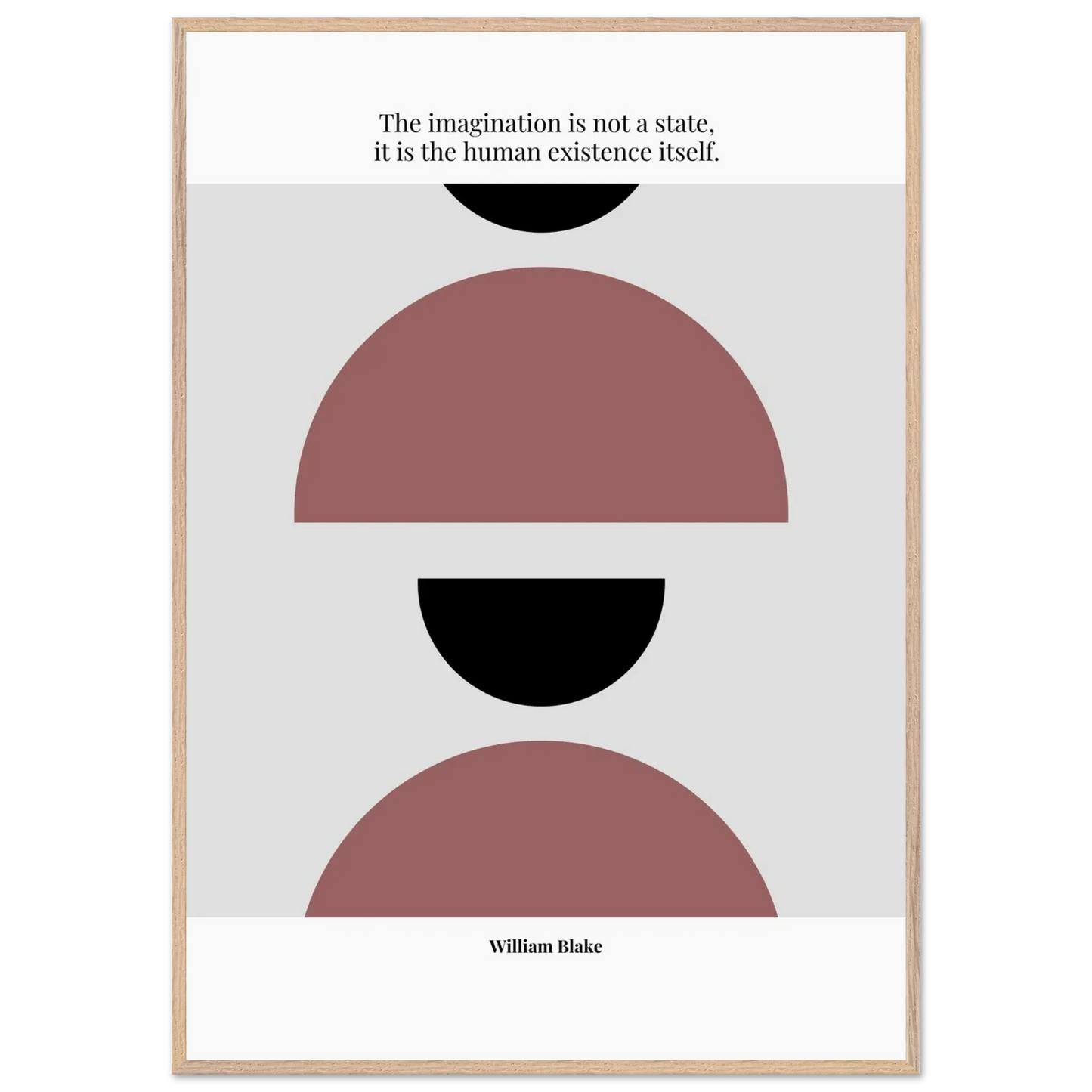 William Blake Quote Poster – “The Imagination Is Not a State” | Minimalist Literary Wall Art - INK & FRAME STUDIO