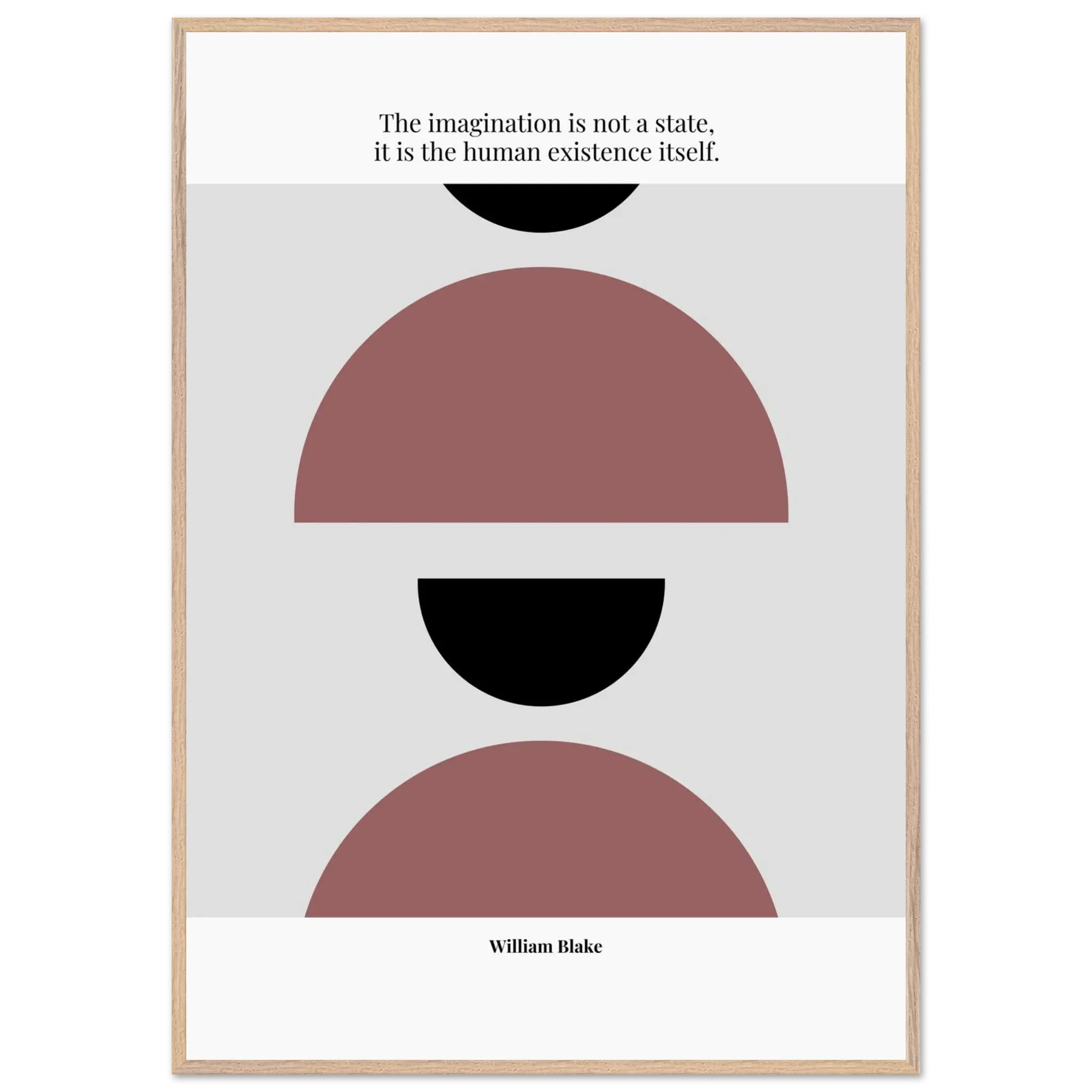William Blake Quote Poster – “The Imagination Is Not a State” | Minimalist Literary Wall Art - INK & FRAME STUDIO
