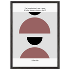 William Blake Quote Poster – “The Imagination Is Not a State” | Minimalist Literary Wall Art - INK & FRAME STUDIO