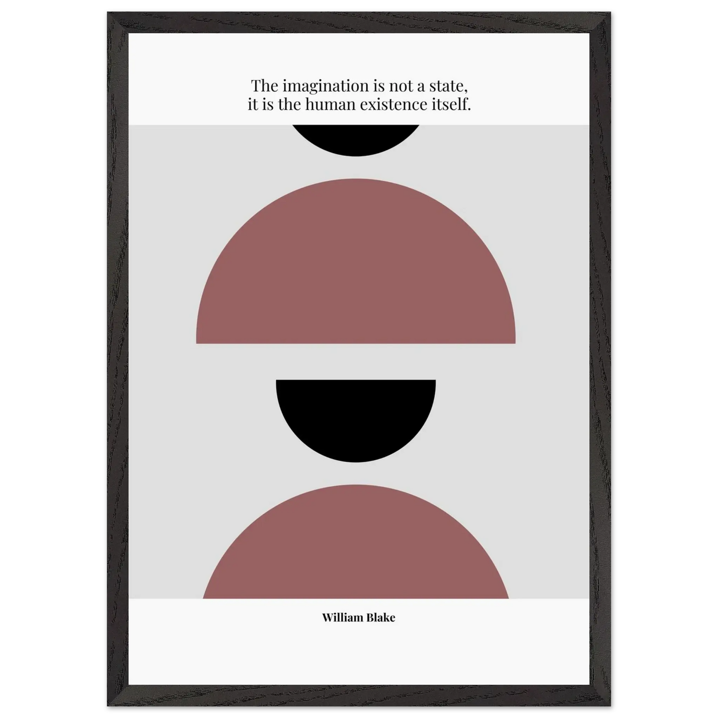 William Blake Quote Poster – “The Imagination Is Not a State” | Minimalist Literary Wall Art - INK & FRAME STUDIO