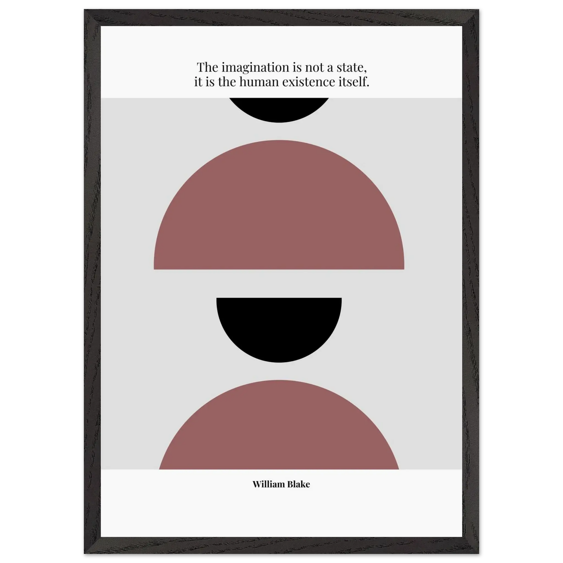 William Blake Quote Poster – “The Imagination Is Not a State” | Minimalist Literary Wall Art - INK & FRAME STUDIO