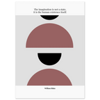 William Blake Quote Poster – “The Imagination Is Not a State” | Minimalist Literary Wall Art - INK & FRAME STUDIO