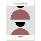 William Blake Quote Poster – “The Imagination Is Not a State” | Minimalist Literary Wall Art - INK & FRAME STUDIO