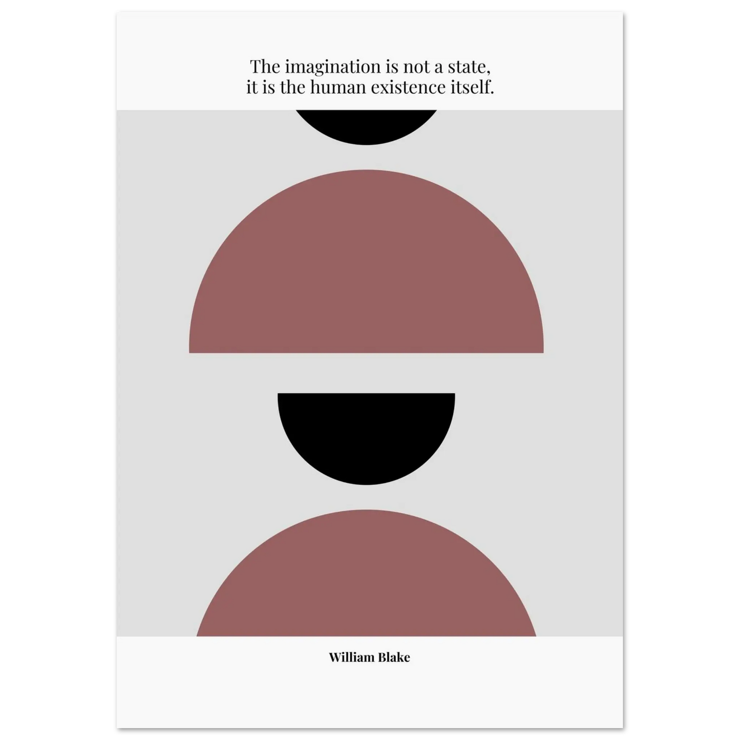 William Blake Quote Poster – “The Imagination Is Not a State” | Minimalist Literary Wall Art - INK & FRAME STUDIO