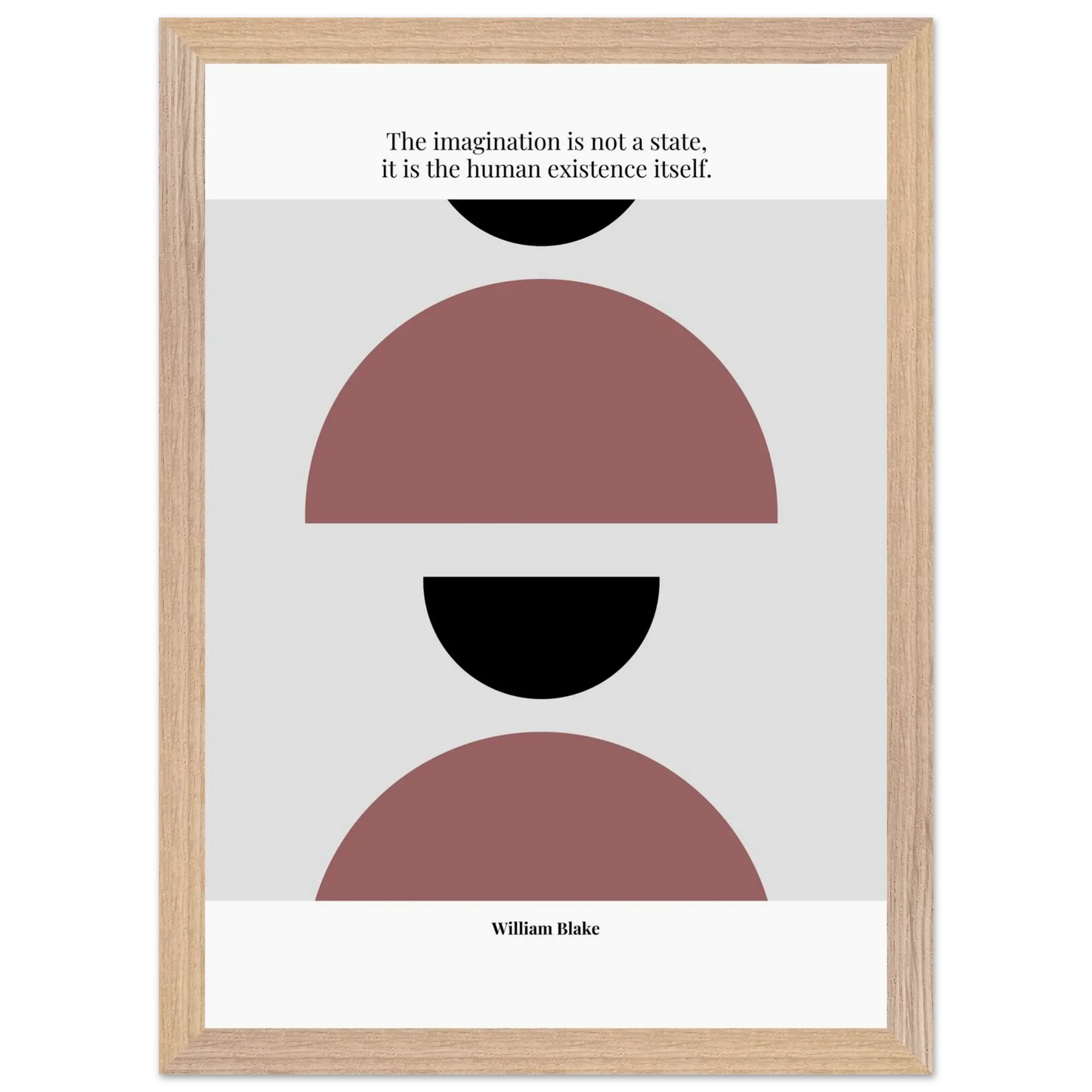William Blake Quote Poster – “The Imagination Is Not a State” | Minimalist Literary Wall Art - INK & FRAME STUDIO