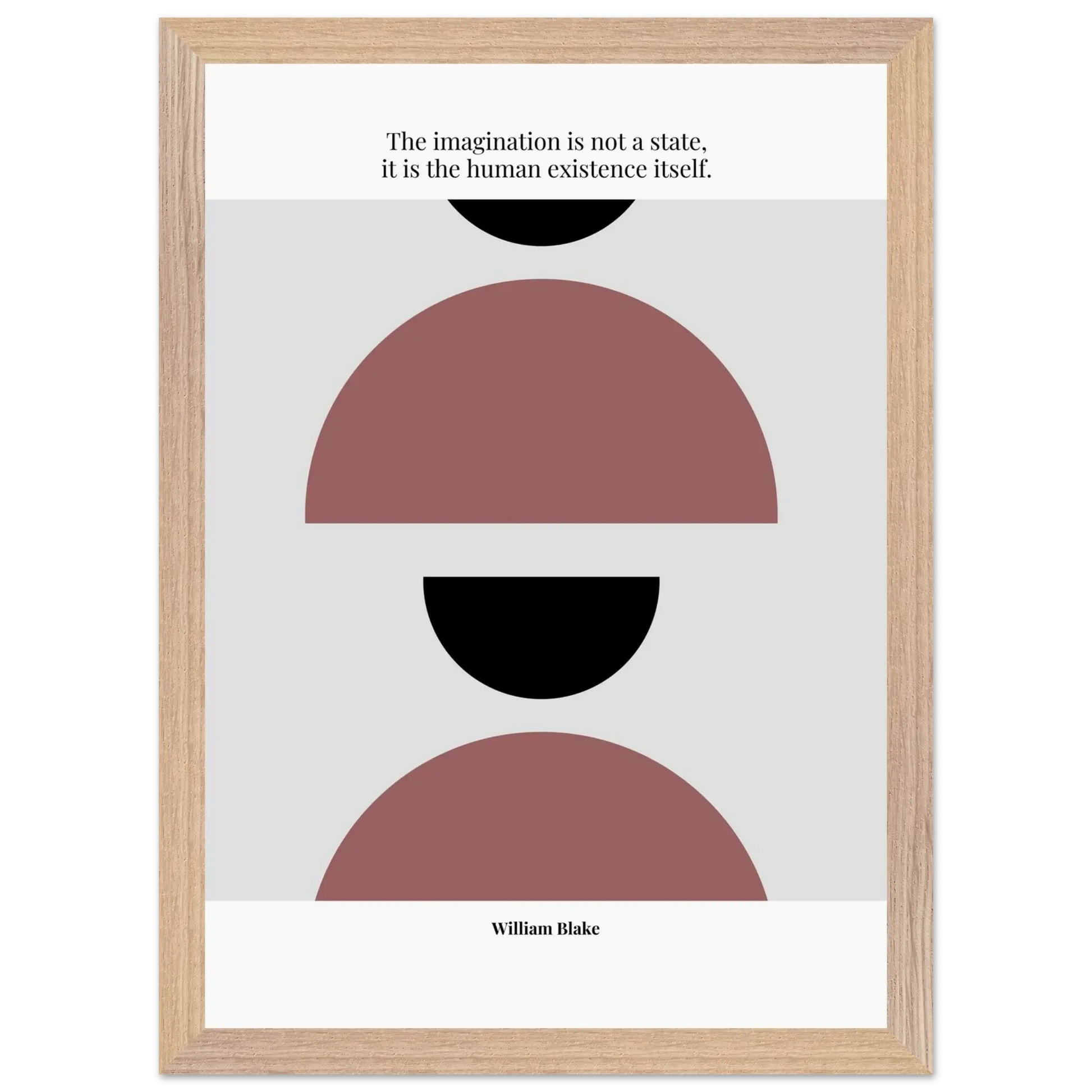 William Blake Quote Poster – “The Imagination Is Not a State” | Minimalist Literary Wall Art - INK & FRAME STUDIO