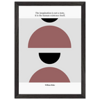 William Blake Quote Poster – “The Imagination Is Not a State” | Minimalist Literary Wall Art - INK & FRAME STUDIO