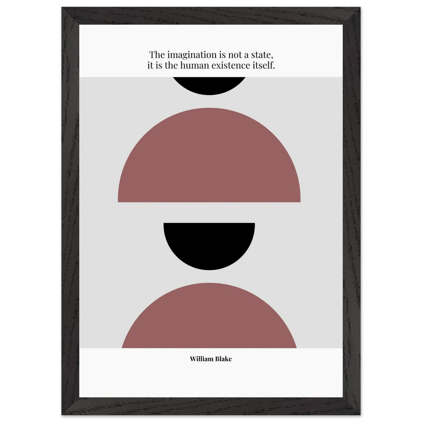 William Blake Quote Poster – “The Imagination Is Not a State” | Minimalist Literary Wall Art - INK & FRAME STUDIO
