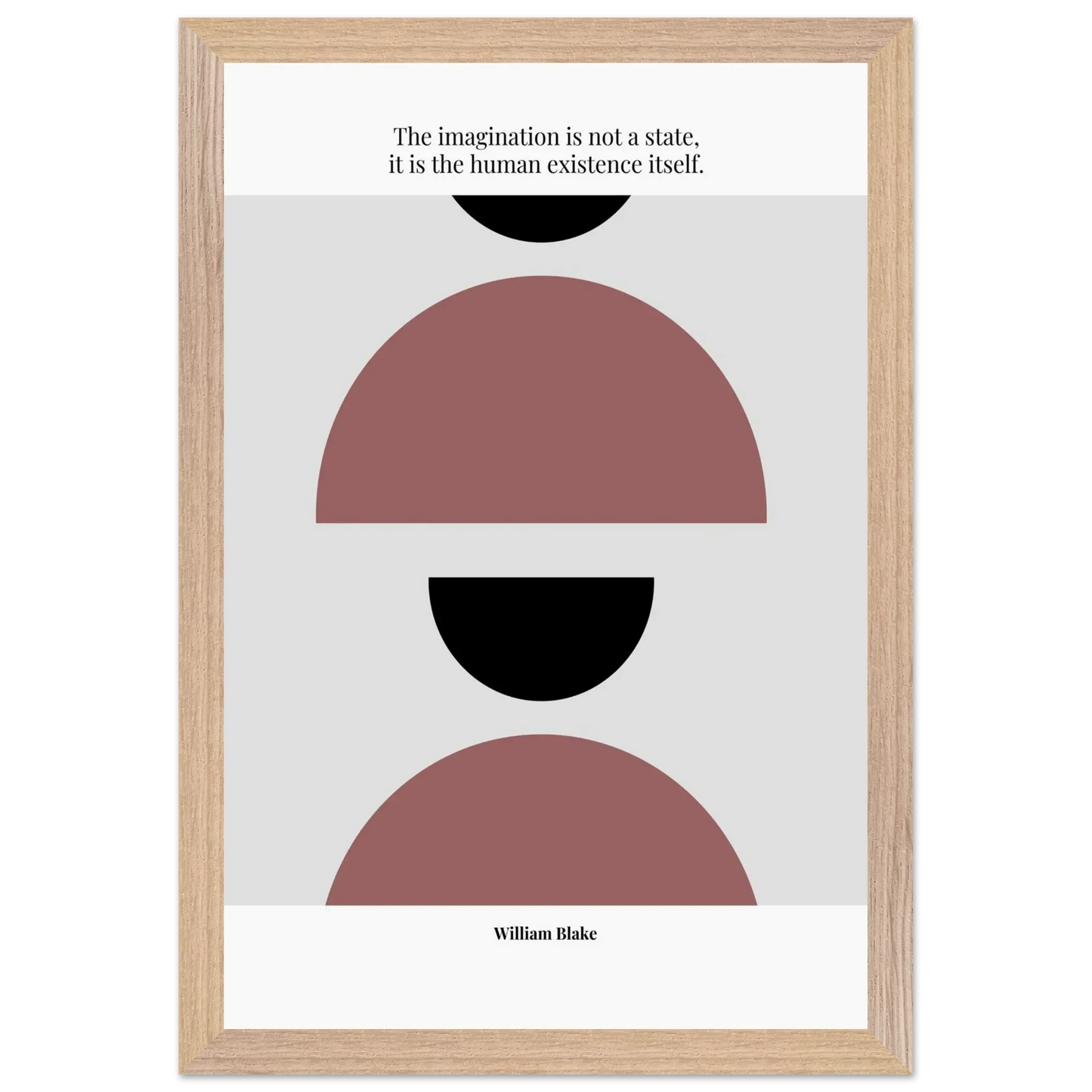 William Blake Quote Poster – “The Imagination Is Not a State” | Minimalist Literary Wall Art - INK & FRAME STUDIO