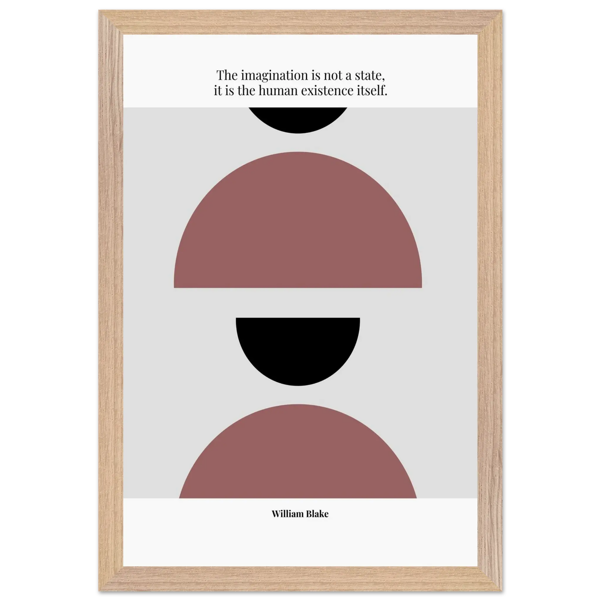 William Blake Quote Poster – “The Imagination Is Not a State” | Minimalist Literary Wall Art - INK & FRAME STUDIO