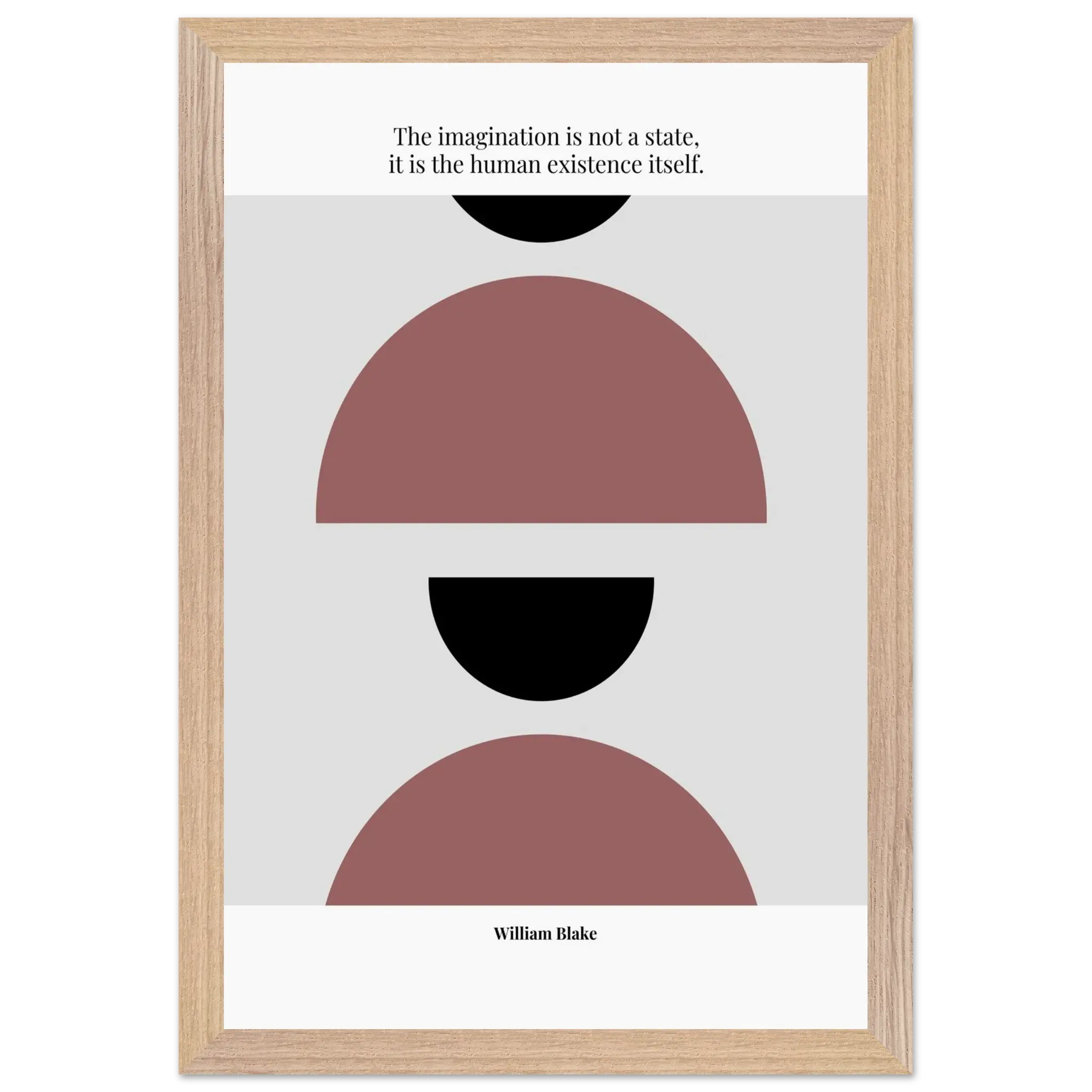 William Blake Quote Poster – “The Imagination Is Not a State” | Minimalist Literary Wall Art - INK & FRAME STUDIO