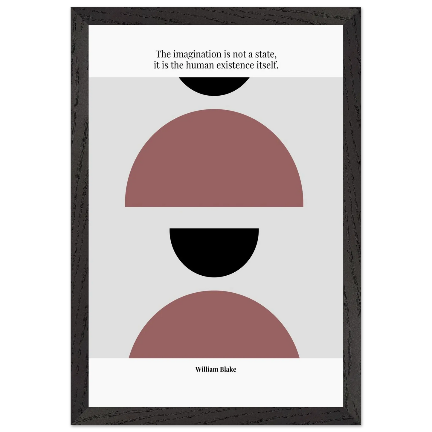 William Blake Quote Poster – “The Imagination Is Not a State” | Minimalist Literary Wall Art - INK & FRAME STUDIO