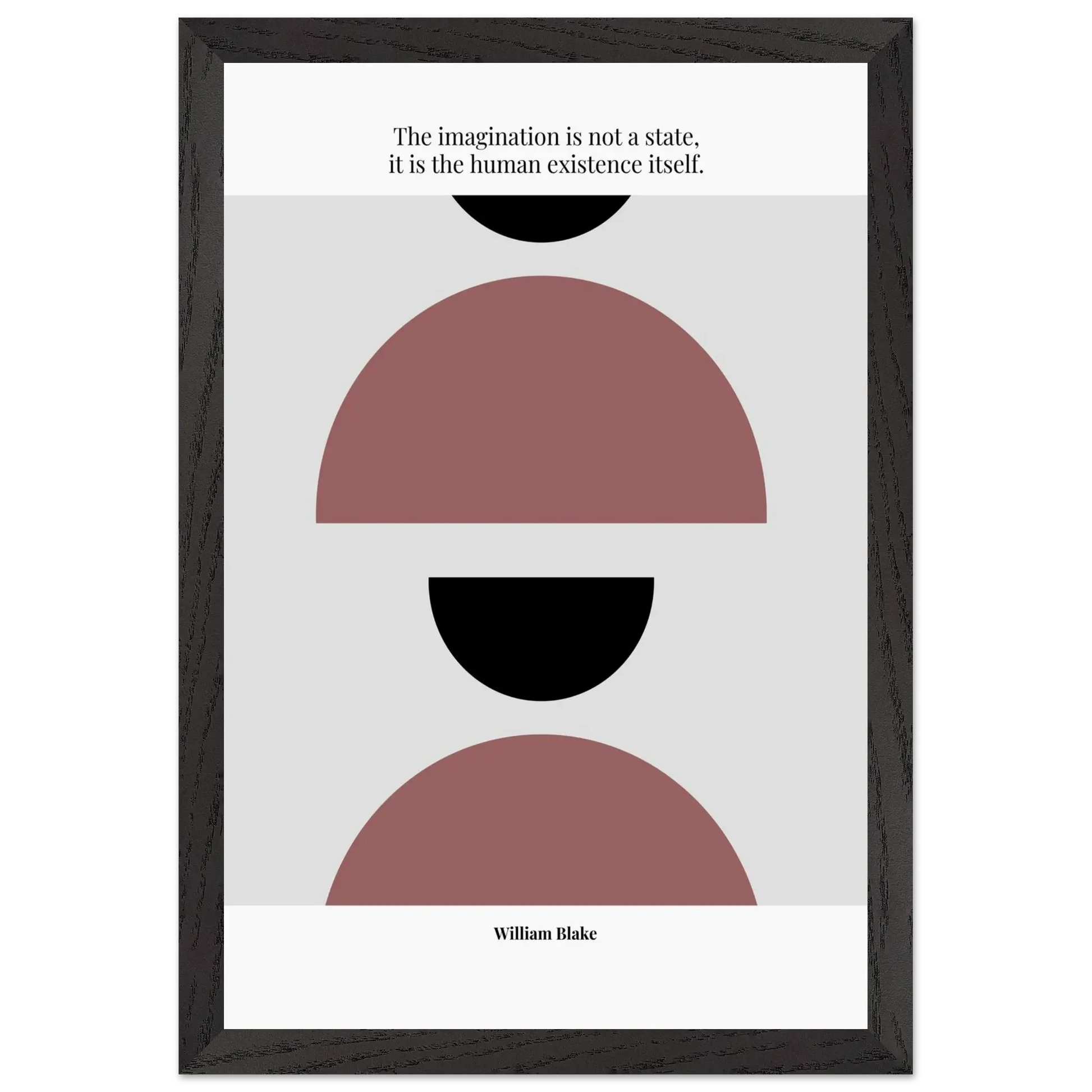 William Blake Quote Poster – “The Imagination Is Not a State” | Minimalist Literary Wall Art - INK & FRAME STUDIO