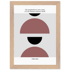 William Blake Quote Poster – “The Imagination Is Not a State” | Minimalist Literary Wall Art - INK & FRAME STUDIO
